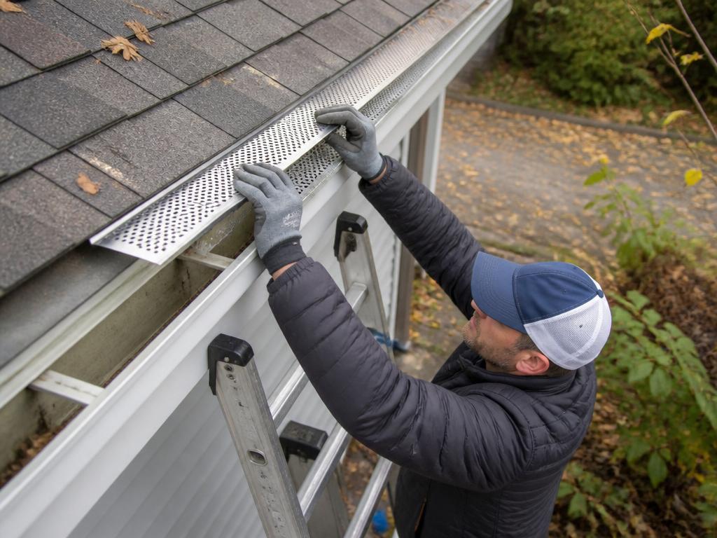 Gutters project — Gutter guard installation — Milton, MA