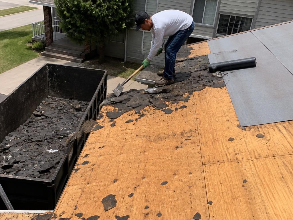 Roofing project — Full tear-off to bare deck — Dorchester, MA