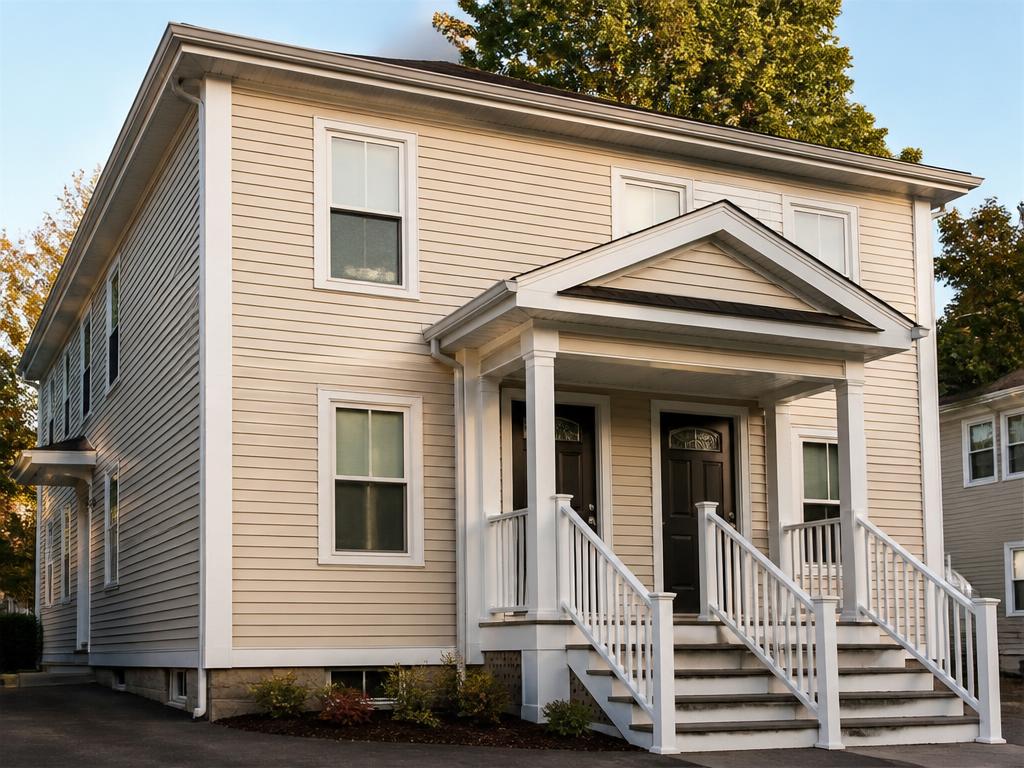 Siding project — Siding and entry trim rebuild — Roxbury, MA