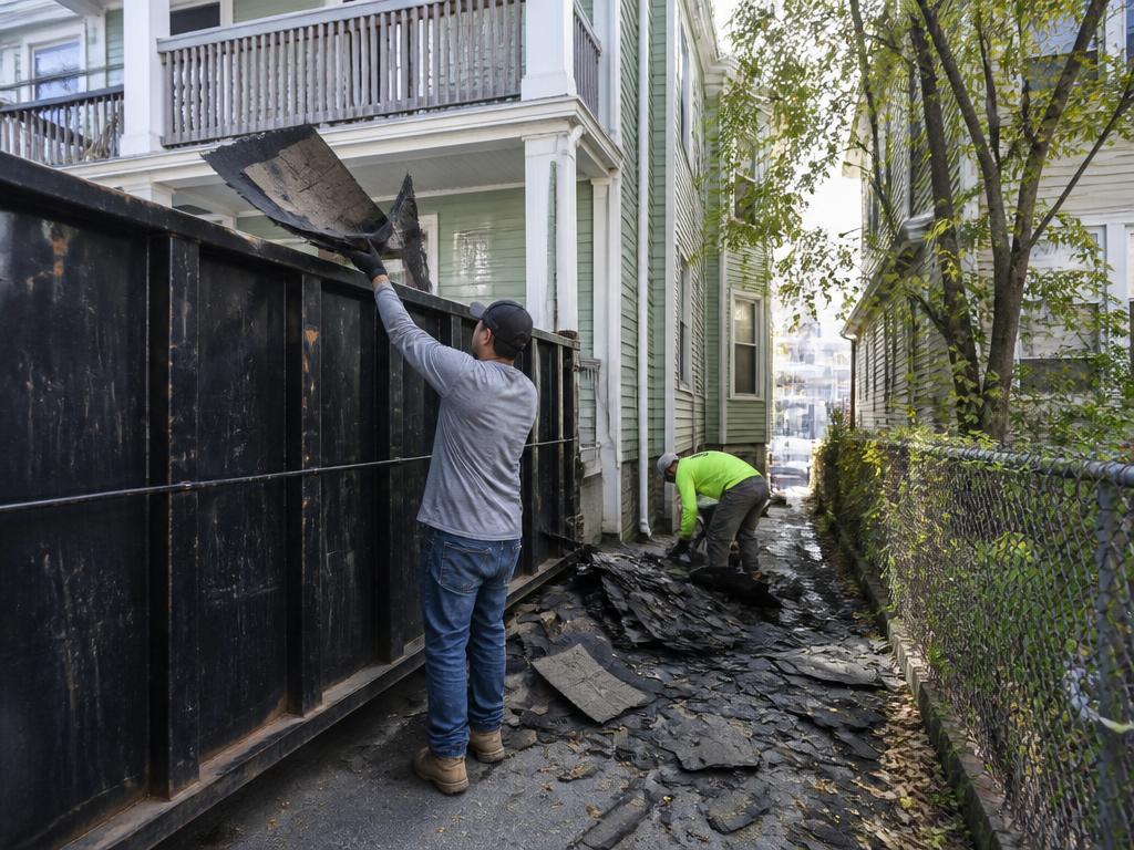 Roofing project near Dorchester, MA — Clean tear-off and debris removal — Dorchester, MA