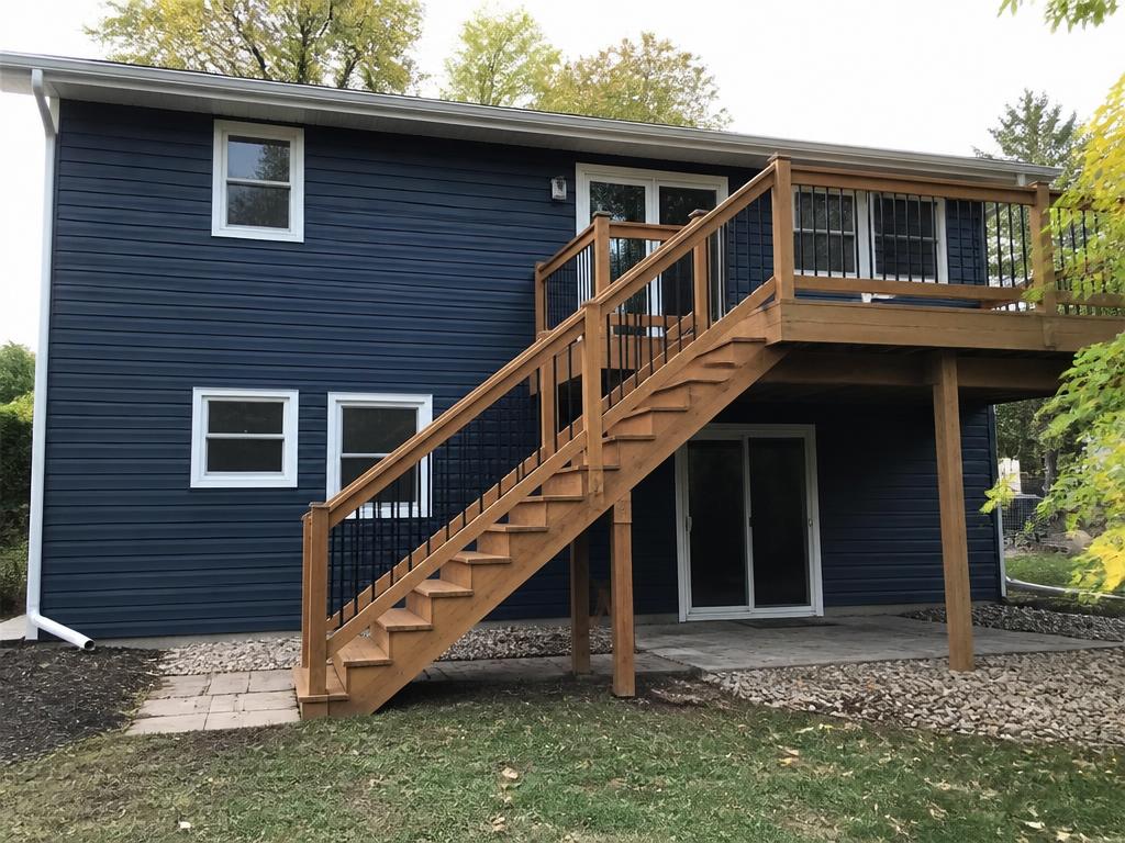 Rear Elevation Siding — Siding project in Dorchester, MA by Always On Top Roofing